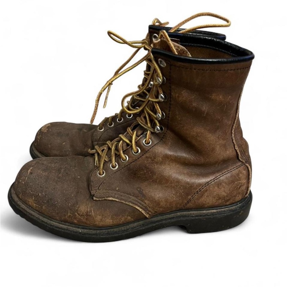 Red Wing Leather Steel Toe Men's Boots